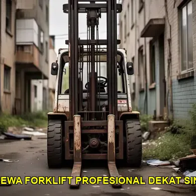 sewa forklift profesional dekat sini